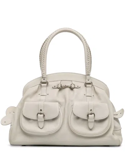 DIOR 2007 LARGE CALFSKIN MY DIOR FRAME HANDBAG