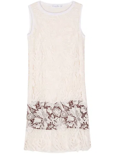DIOR 2010S LACED MINI DRESS