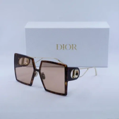 DIOR DIOR 30MONTAIGNE SU 26L0 BLONDE HAVANA/VIOLET 58-15-130 SUNGLASSES AUTHENTIC