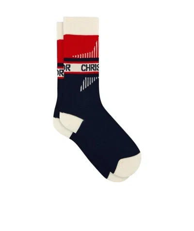 DIOR COLOURED LOGO STOCKINGS