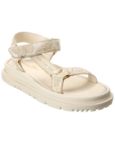 DIOR DIOR D-WAVE CANVAS SANDAL