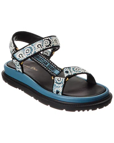 DIOR DIOR D-WAVE CANVAS SANDAL