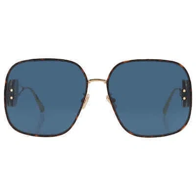 DIOR DIOR DIORBOBBY BLUE SQUARE LADIES SUNGLASSES CD40050U 10V 64 CD40050U 10V 64