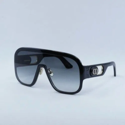 DIOR DIOR DIORBOBBYSPORT M1U 10A1 SHINY BLACK/GRADIENT SMOKE 00--135 SUNGLASSES