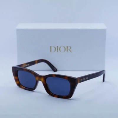 DIOR DIOR DIORMIDNIGHT S3I 26B0 HONEY HAVANA/BLUE 52-19-140 SUNGLASSES