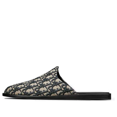 DIOR DIOR Indior Mule 'Beige Black Dior Oblique Jacquard'