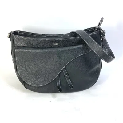 DIOR LEATHER SHOULDER BAG (PRE-OWNED)