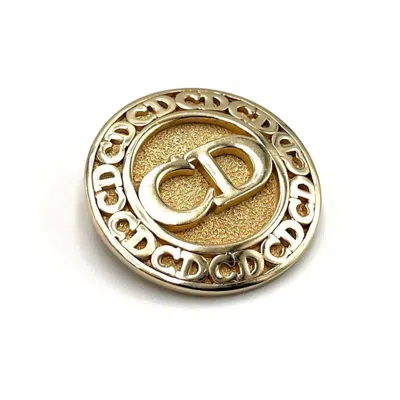 DIOR METAL BROOCH (PRE-OWNED)