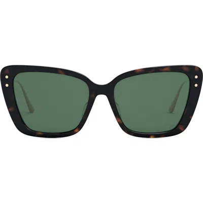 DIOR MISSDIOR B5F 56MM BUTTERFLY SUNGLASSES