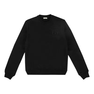 DIOR DIOR Plain Knit Cd Icon Logo Sweater For Men Black