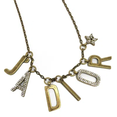 DIOR PLATED NECKLACE (PRE-OWNED)