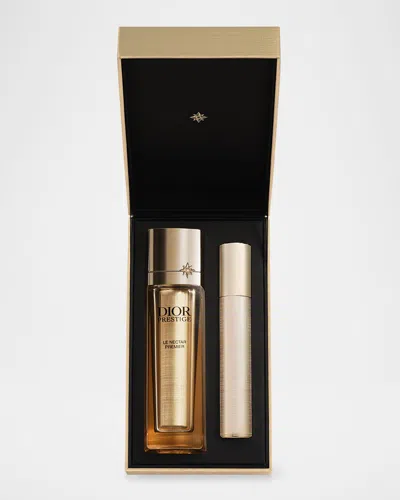 DIOR DIOR PRESTIGE LE NECTAR PREMIER INTENSIVE REVITALIZING SERUM COFFRET & REFILL, 1 OZ.