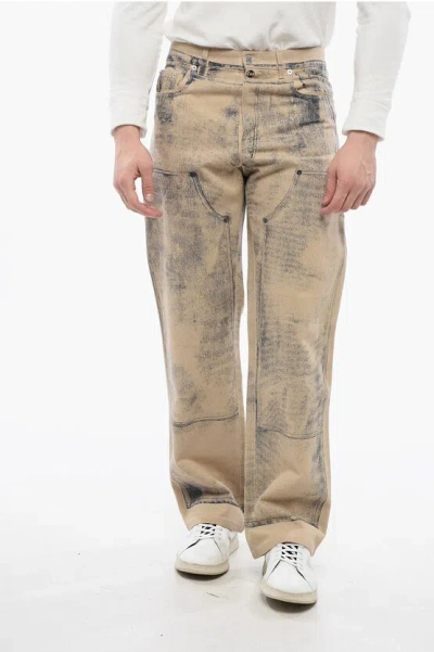 DIOR Printed Regular Fit Denims 27cm