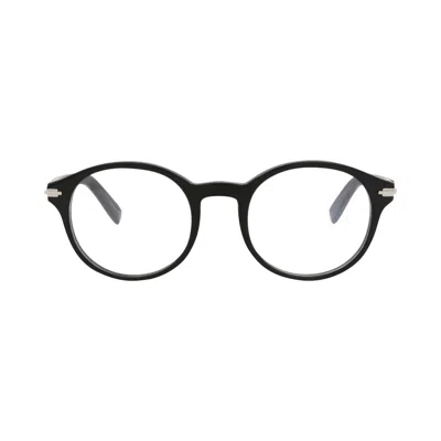 DIOR DIOR ROUND OPTICAL GLASSES 'BLACK/TRANSPARENT' | MEN'S SIZE ONESIZE