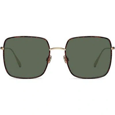 DIOR DIOR “SO STELLAIRE 1XS” LARGE HAVANA BROWN & BLACK SUNGLASSES W/ DARK LENSES