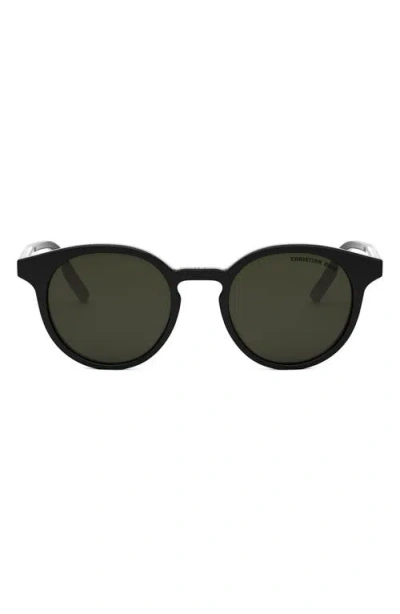 DIOR 'DIORTAG R1I 49MM SMALL ROUND SUNGLASSES