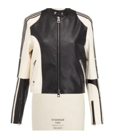 DIOR CHRISTIAN DIOR LOGO DETAILED ZIP-UP JACKET