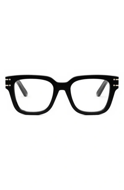 DIOR 'DIORSIGNATUREO S1I 52MM BLUE LIGHT BLOCKING GLASSES