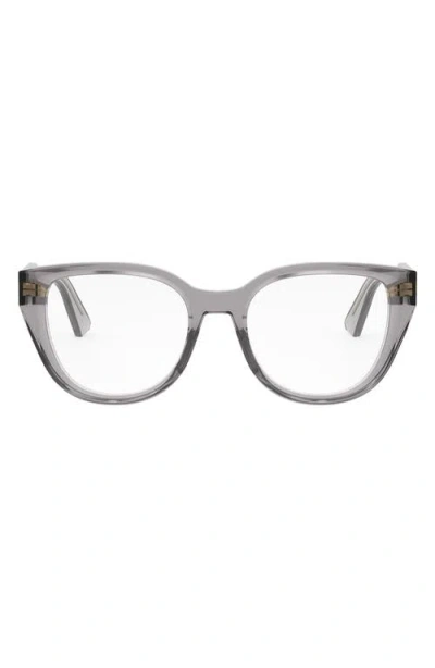 DIOR 'DIORPRISMEO B1I 52MM BUTTERFLY EYEGLASSES