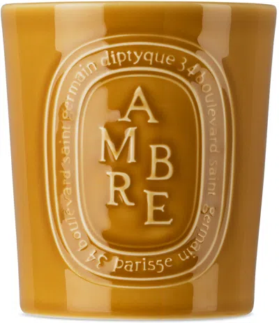 DIPTYQUE AMBRE LARGE CANDLE, 600 G