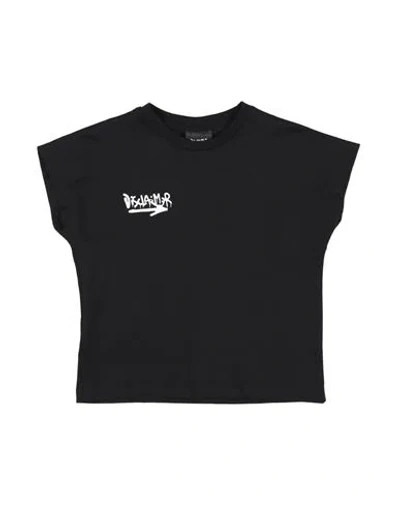 DISCLAIMER DISCLAIMER TODDLER GIRL T-SHIRT BLACK SIZE 6 COTTON