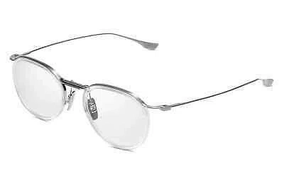 DITA DITA DTX131-49-03-Z SCHEMA-TWO ANTIQUE SILVER - CRYSTAL CLEAR EYEGLASSES