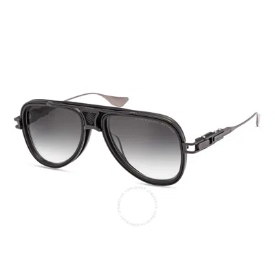 DITA DITA GRAND-DECADE GREY GRADIENT PILOT UNISEX SUNGLASSES DTS460-A-02 56
