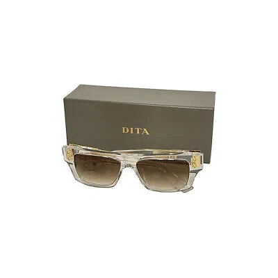 DITA DITA GRANDMASTER-SEVEN DT DTS407 A-02 CRYSTAL CLEAR/YELLOW GOLD PLASTIC