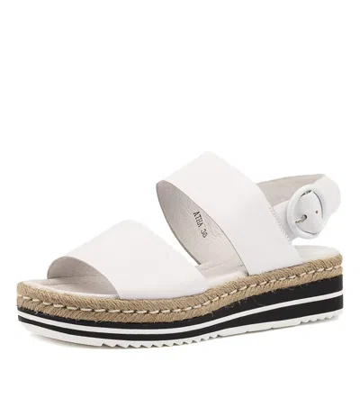 DJANGO & JULIETTE DJANGO & JULIETTE ATHA DK TAN LEATHER WOMENS SHOES CASUAL