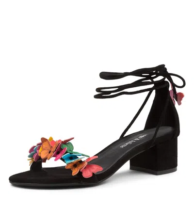 DJANGO & JULIETTE DJANGO & JULIETTE AUDRYS RED BRIGHT SUEDE WOMENS SHOES DRESS SANDALS HEELED