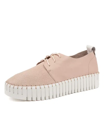 DJANGO & JULIETTE DJANGO & JULIETTE BATU ROSE WHITE WOMENS SHOES CASUAL SNEAKERS CASUAL