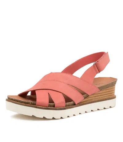 DJANGO & JULIETTE DJANGO & JULIETTE BREAN TAN LEATHER SANDALS WOMENS SHOES CASUAL