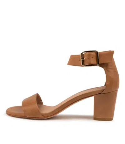 DJANGO & JULIETTE DJANGO & JULIETTE CASSIER TAN LEATHER TAN WOMENS SHOES DRESS SANDALS HEELED