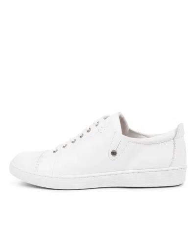 DJANGO & JULIETTE DJANGO & JULIETTE DEMPSERE WHITE WHITE SOLE WOMENS SHOES CASUAL