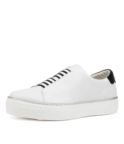 DJANGO & JULIETTE DJANGO & JULIETTE FEARNE BLACK WHITE MULTI WOMENS SHOES CASUAL