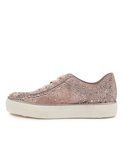DJANGO & JULIETTE DJANGO & JULIETTE FLIP SILVER SHIMMER LEATHER MESH SNEAKERS WOMENS SHOES