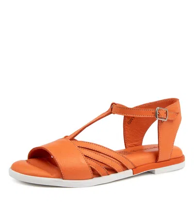 DJANGO & JULIETTE DJANGO & JULIETTE GWYNNIE TAN LEATHER WOMENS SHOES CASUAL