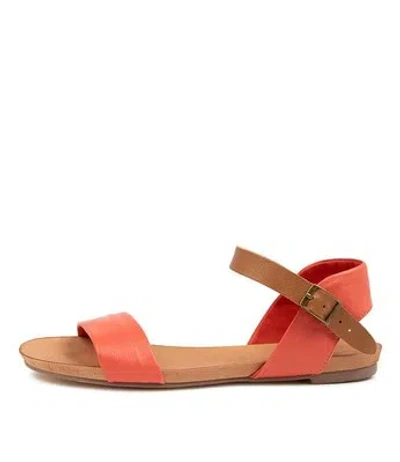 DJANGO & JULIETTE DJANGO & JULIETTE JINNIT MELON TAN LEATHER MELON TAN WOMENS SHOES CASUAL