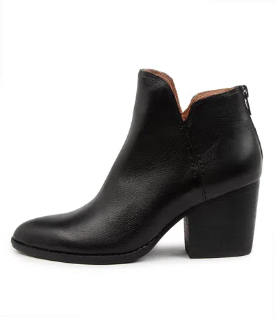 DJANGO & JULIETTE DJANGO & JULIETTE KAIN BLACK BLACK HEEL WOMENS SHOES CASUAL BOOTS ANKLE