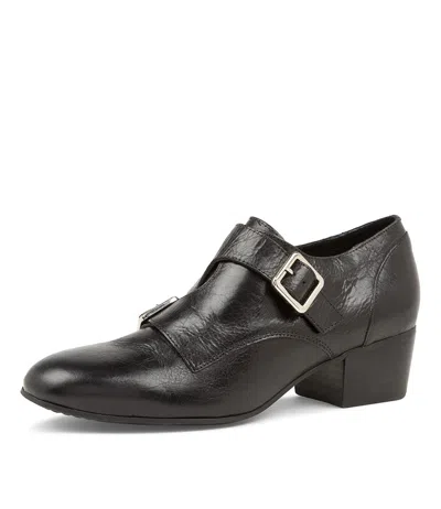 DJANGO & JULIETTE DJANGO & JULIETTE MIMMICK COGNAC LEATHER HEELS WOMENS SHOES CASUAL