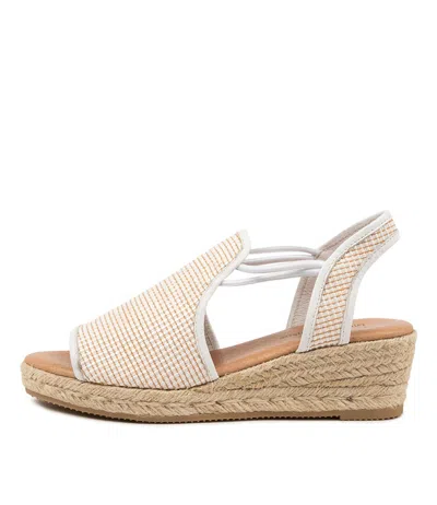 DJANGO & JULIETTE DJANGO & JULIETTE SINAN WHITE WEAVE LEATHER WOMENS SHOES CASUAL