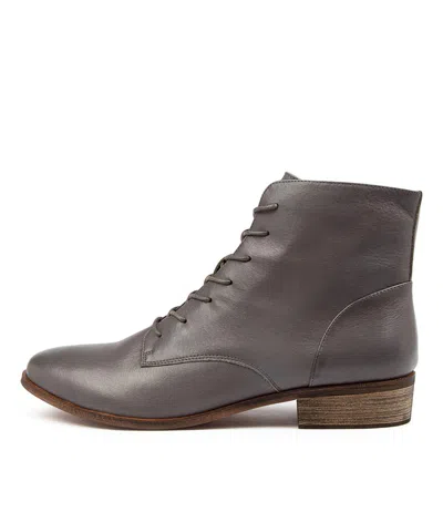 DJANGO & JULIETTE DJANGO & JULIETTE SOPHIA LRG DK GREY WOMENS SHOES CASUAL BOOTS ANKLE