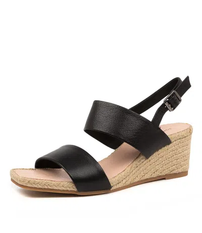 DJANGO & JULIETTE DJANGO & JULIETTE WARIS DK TAN LEATHER WOMENS SHOES CASUAL SANDALS HEELED