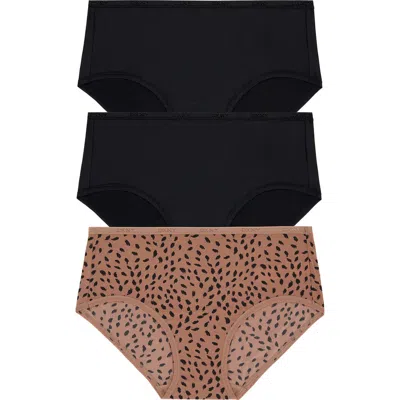 DKNY DKNY ASSORTED 3-PACK MICROFIBER BRIEFS