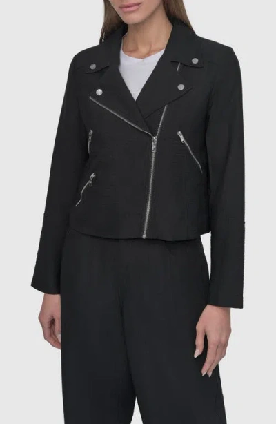 DKNY DKNY CRINKLE MOTO JACKET