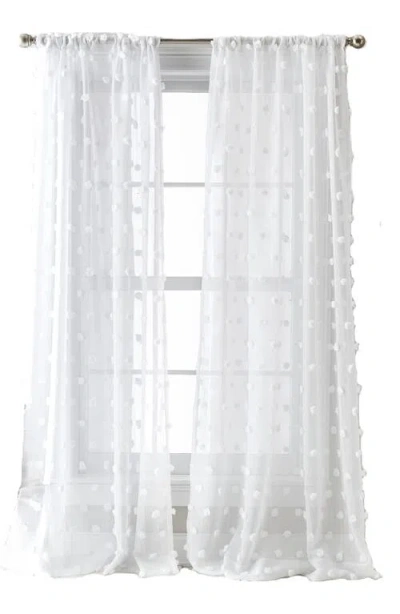 DKNY DKNY ELLA FLORAL PRINT SET OF 2 POLETOP CURTAIN PANELS