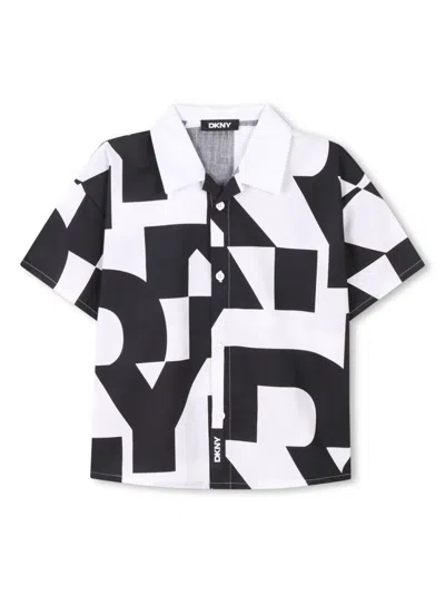 DKNY GEOMETRIC-PRINT SHIRT