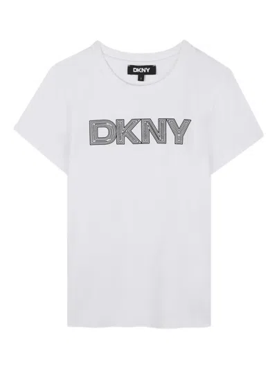 DKNY LOGO-DETAIL T-SHIRT