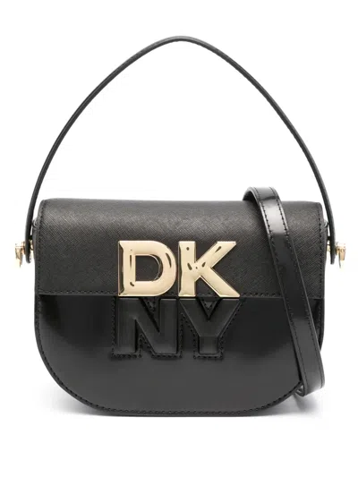 DKNY LOGO-LETTERING TOTE BAG