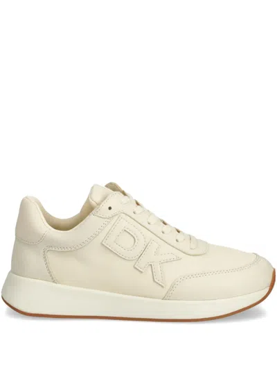 DKNY LOGO-PATCH SNEAKERS